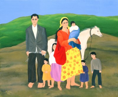 Gipsy Family, 1986 by Magdolna Ban